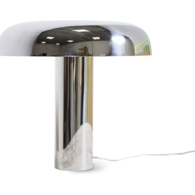 Lampe à poser Mushroom chromée, HKliving
